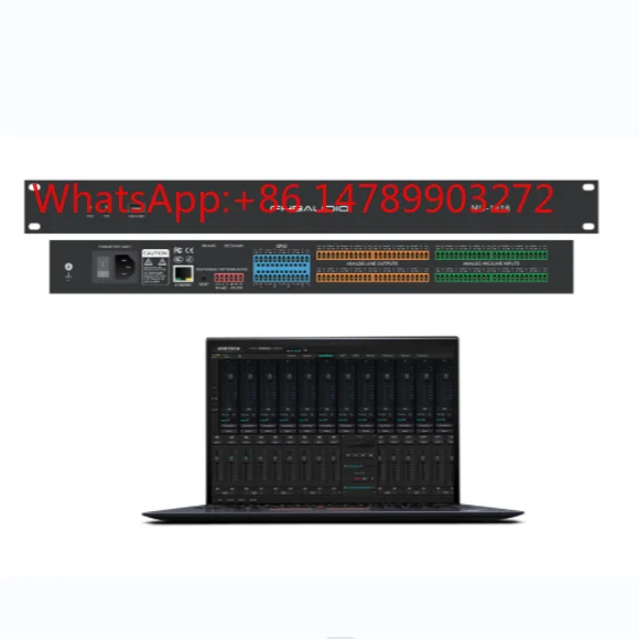 Professional Audio Processor 8-channel Digital Mixer Audio matrix