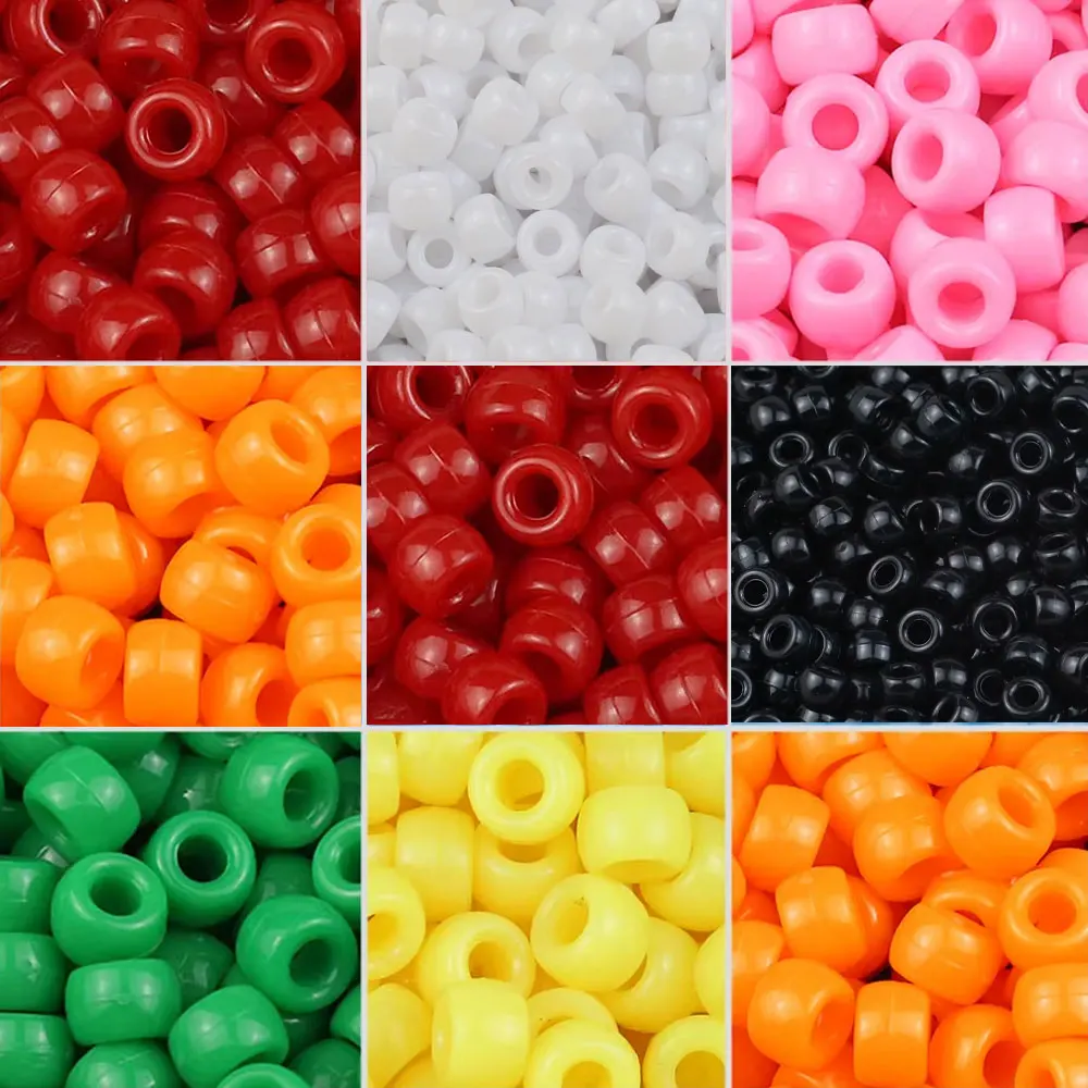 100/200/400 قطعة متعددة الألوان الاكريليك البيضاوي الخرز تشكيلة الخرز والخرز ، تستخدم ل أساور يدوية والقلائد وزينة الهدايا