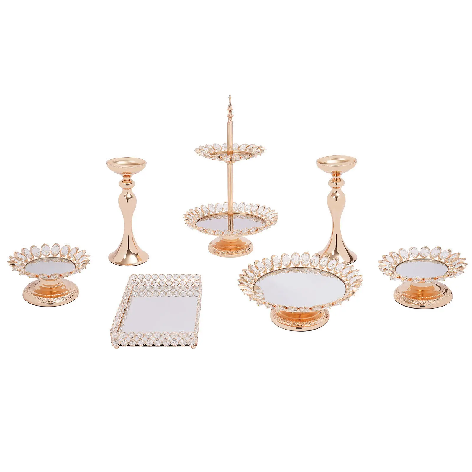 Cake Stands Round Cupcake Stands Party Celebration Dessert Display Plates Set