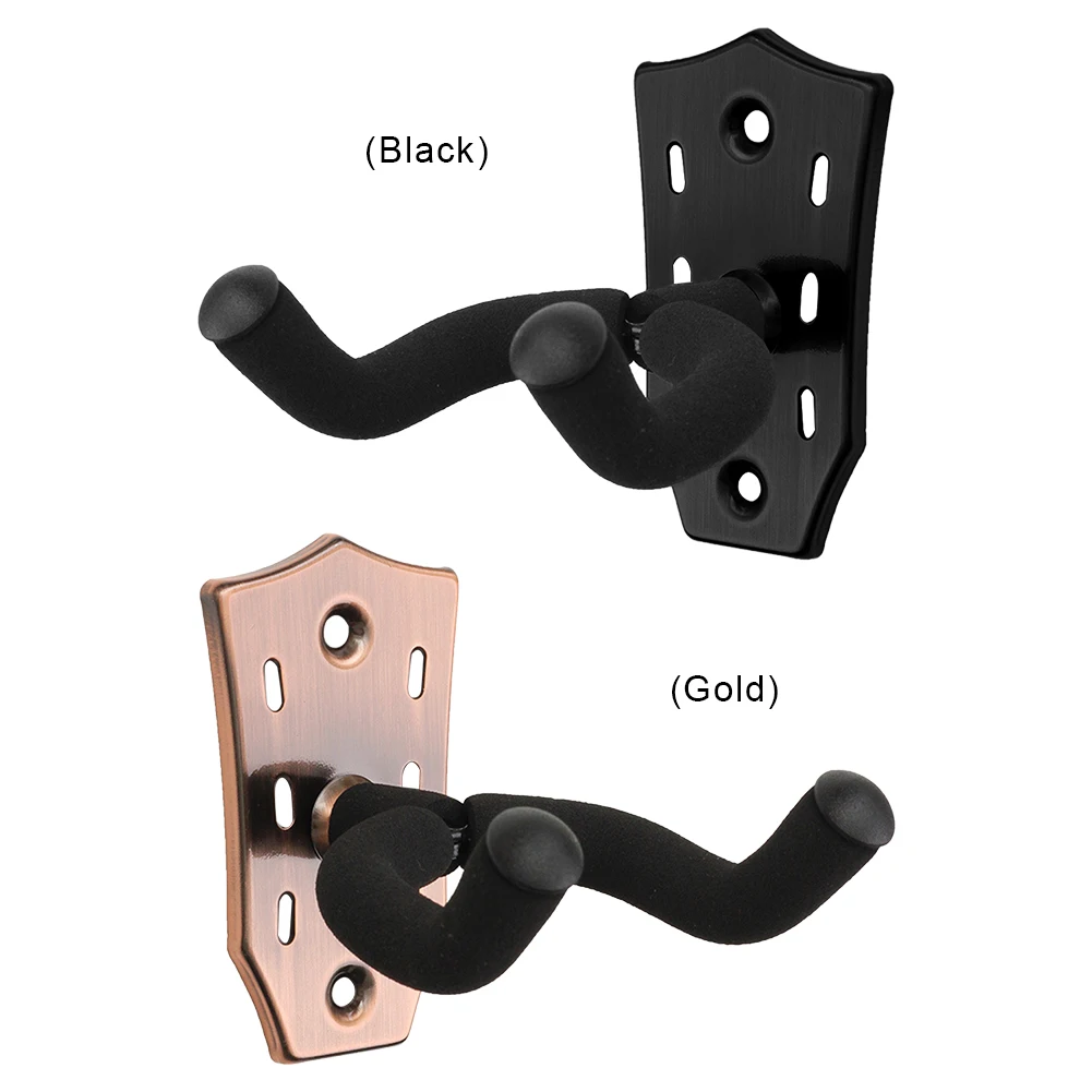 Guitar Ukulele Hook Metal Acoustic Guitar Hook Stand Non-Slip Mount Wall-Mounted Suitable for Guitars Basses Guitar Accessories - view 3