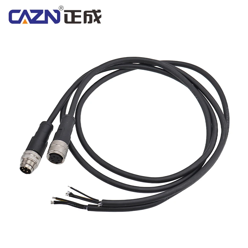 

2 Meters Female to Male M16 Straight 2 3 4 5 6 7 8 12 14 16 19 24 Pins PVC Moulded Leads Cable connectors