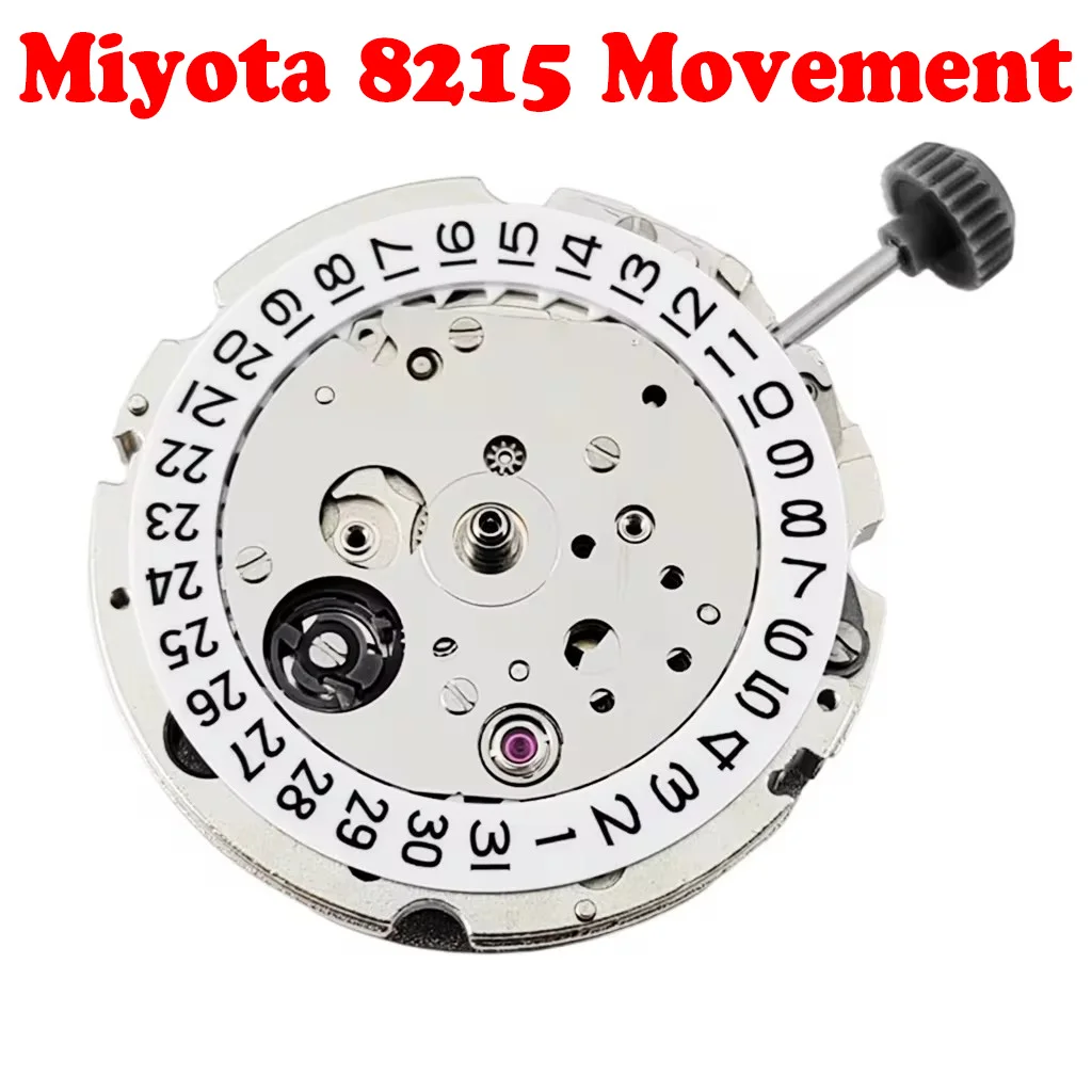 

Miyota 8215 Watch Movement Automatic Mechanical 21 Jewels white datewheel 3H Replacement Watch Accessories