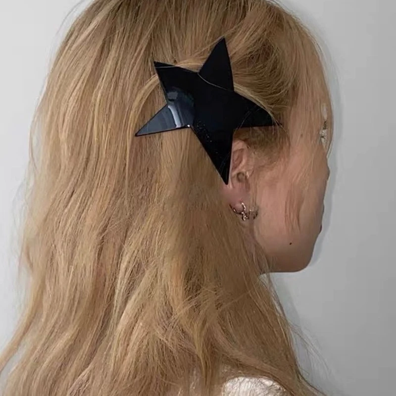 Large Star Shape Hair Clips Spring Clip Barrettes Women Girl Y2k Accessories Hair pin Hair Accessories