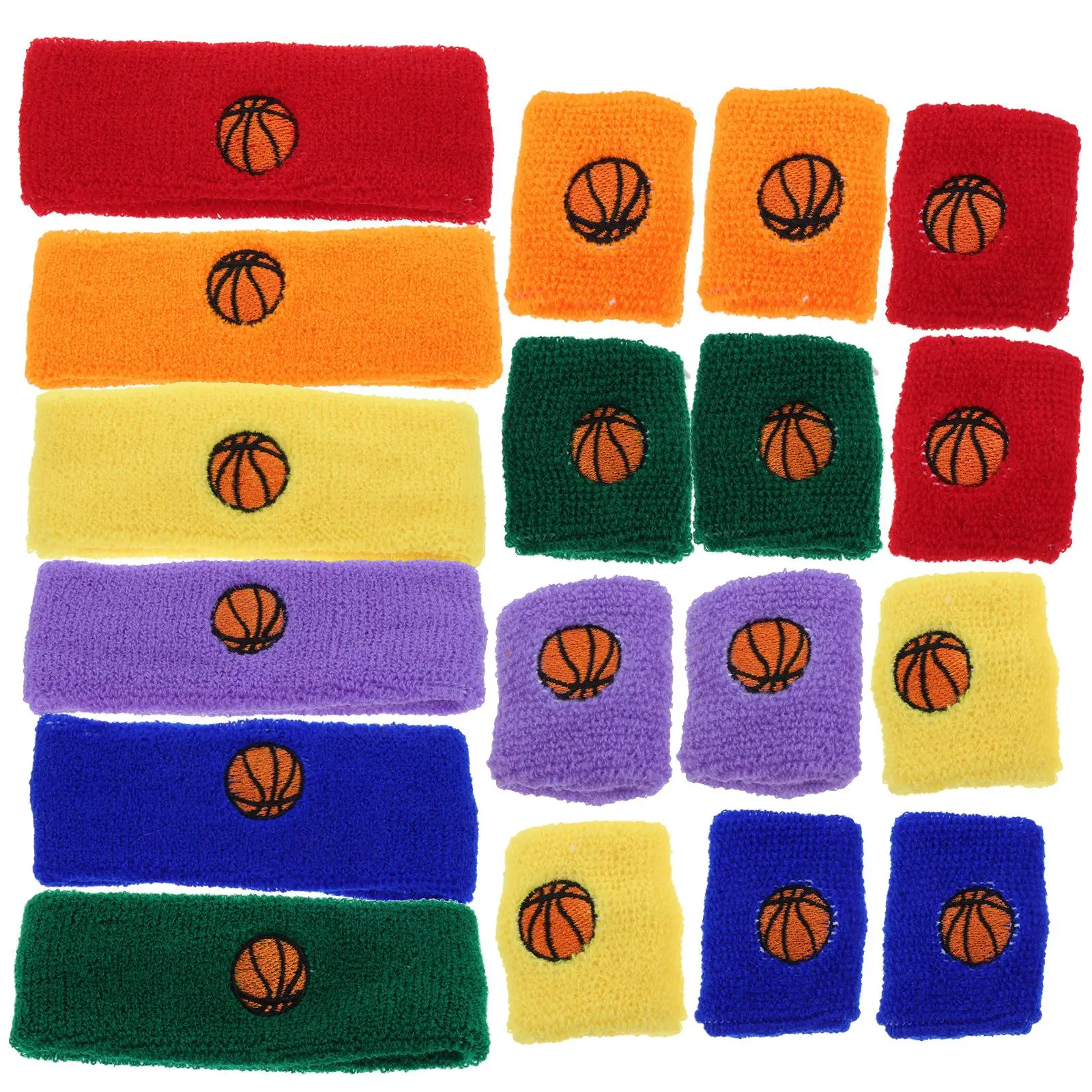Wristbands Sports Braces Childrens Basketball Volleyball Breathable Protective Cover Headbands Six Colors Yoga Running Tennis