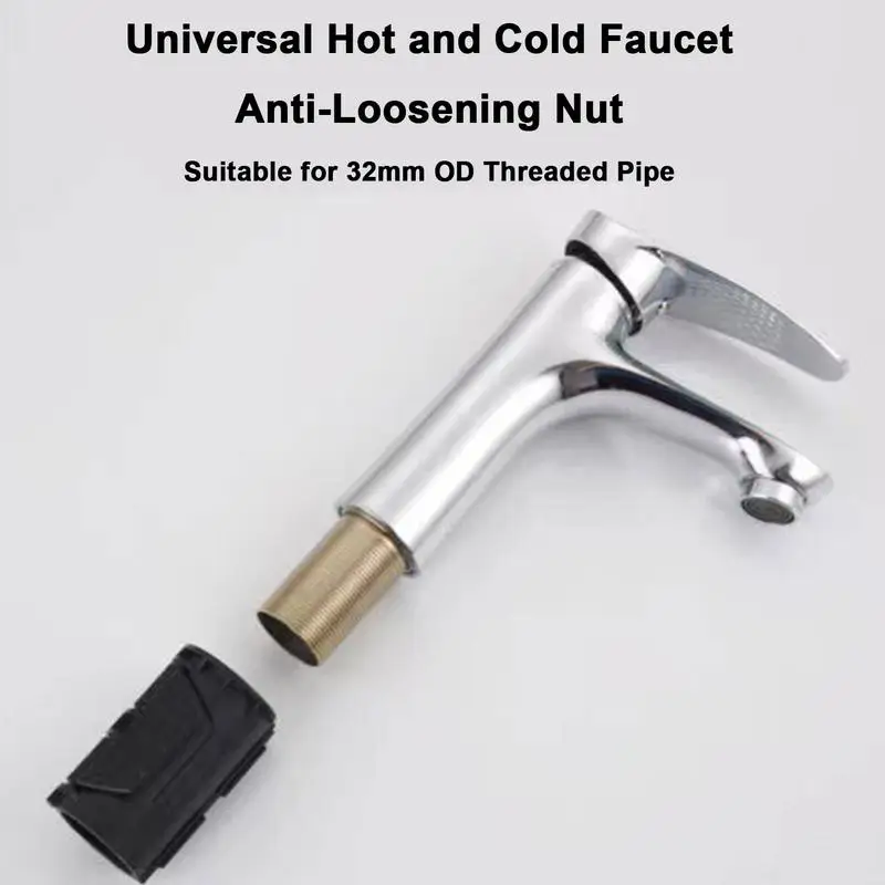 Kitchen Faucet Anti loosing Nut Cap Kitchen Wash Basin Tool Fastening Circlip Wash Basin Faucet Fastener Nut Faucet Fixing Tool