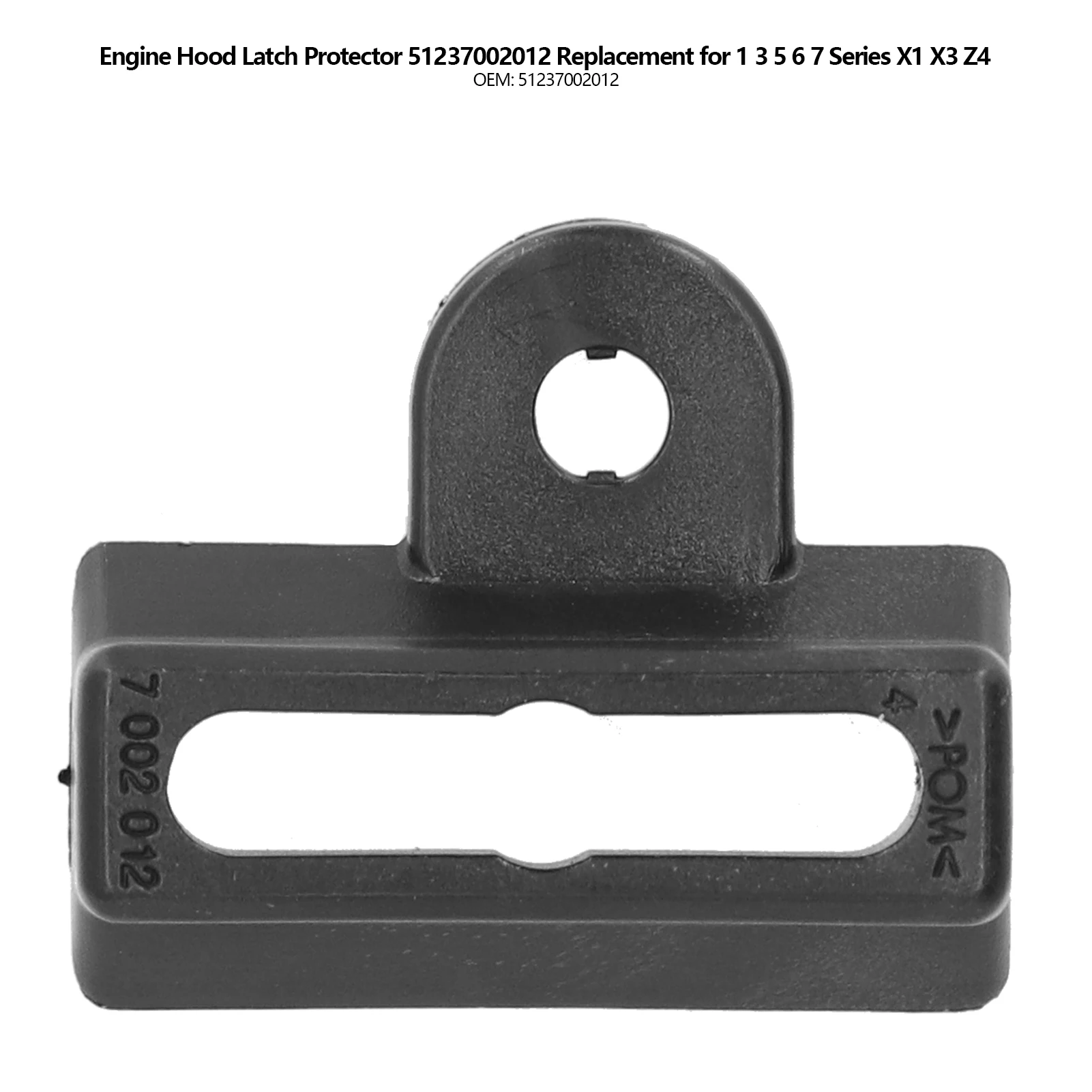 

51237002012 Car Accessory Engine Hood Protector 51237002012 Replacement for 1 3 5 6 7 Series X1 X3 Z4 Hood Protector