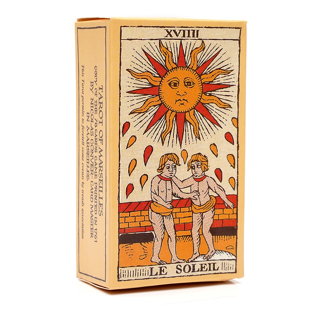 Français Tarot de Marseille Tarot Cards de Conver 78 Lames booklet French 78 Card of The Tarot de Marseille Published Board Game