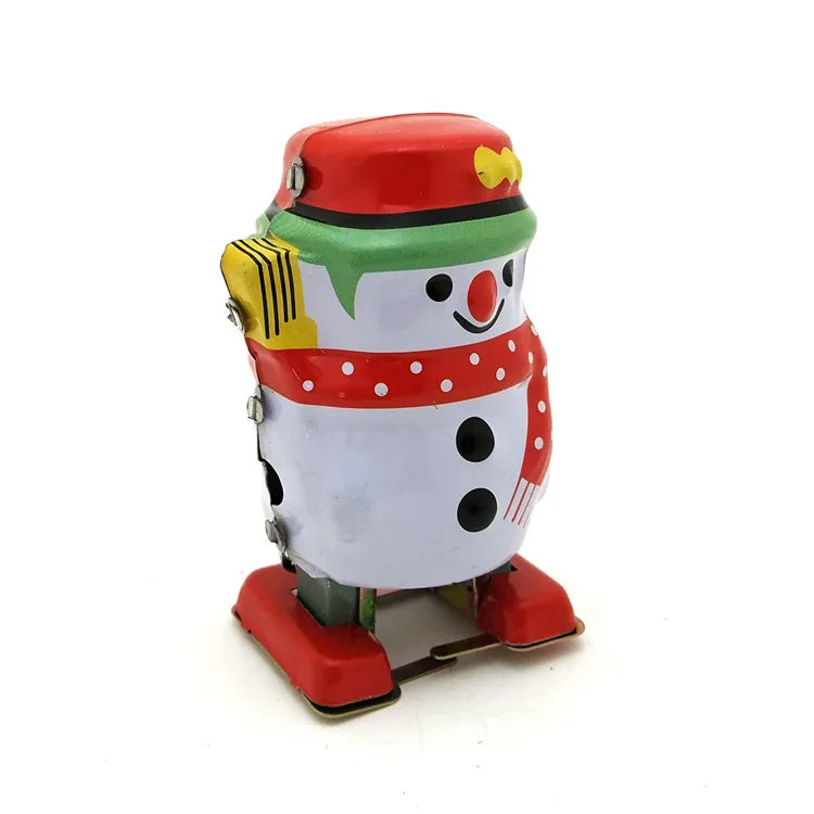 MS253 Snowman robot tintoy adult collection toy creative gift iron toy wholesale