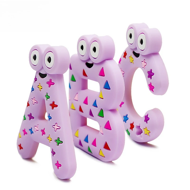 2/5PCS Fashion Silicone Beads BPA Free Baby Teether Animal Newborn Teething Toy DIY Pacifier Chain Necklace Accessories