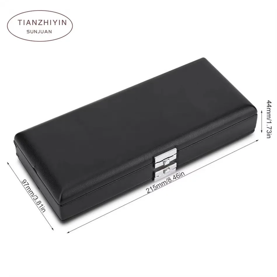 

Деревянный футляр для тростей для гобоя из искусственной кожи, 2-слойный, на 40 тростей, с держателем для тростей