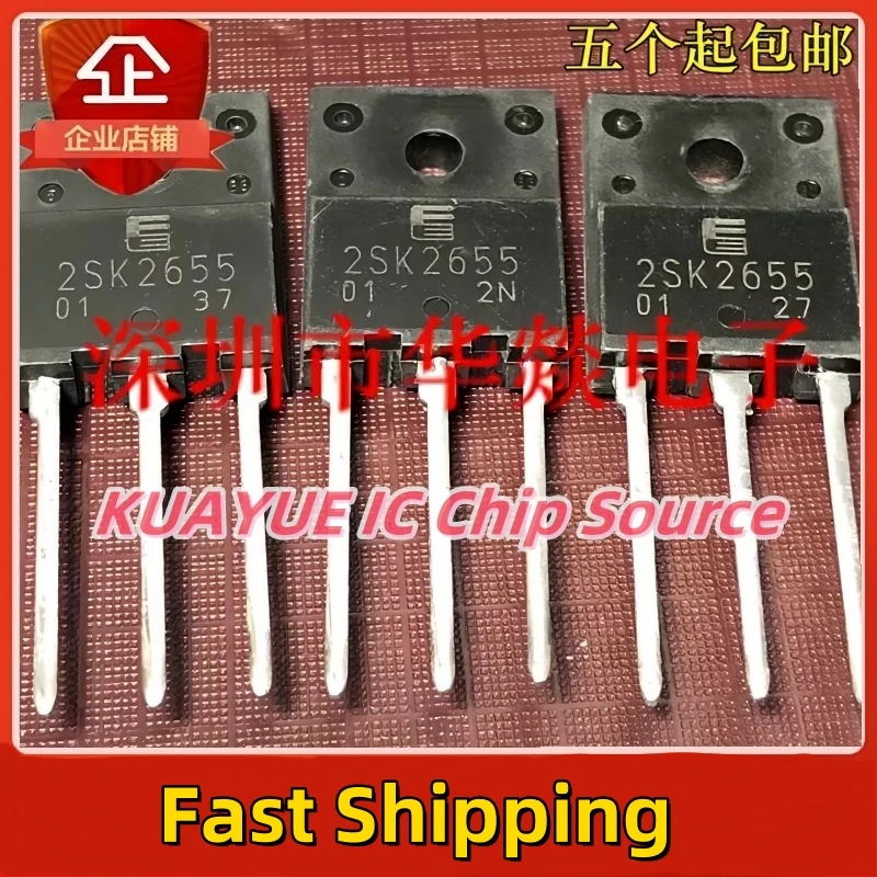 10PCS-30PCS   2SK2655  TO-3PF  900V  8A  Fast Shipping Quality Guarantee