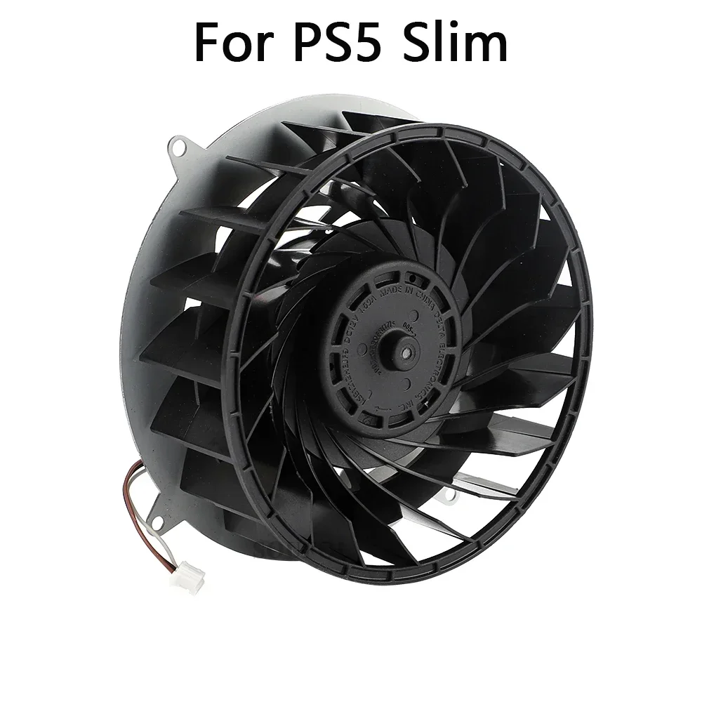 For PS5 Slim Console 19 Blades Inner Cooler Fan Replacement Internal Cooling Fan For P5 Slim Host