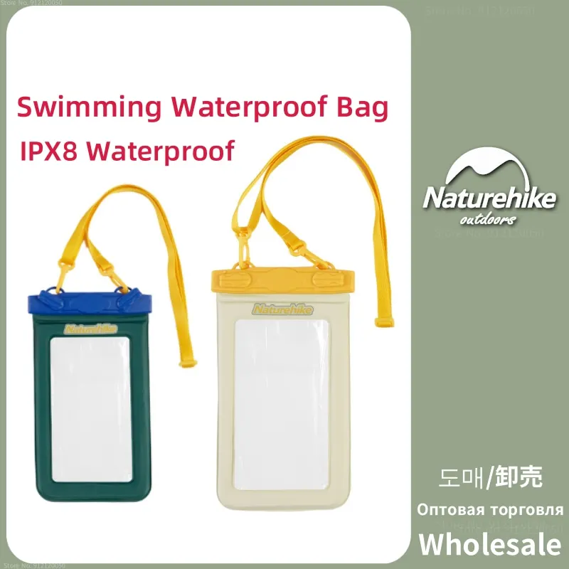 

Naturehike Universal Waterproof Case Swimming PVC Phone Sealed Protection Bag New Ipx8 Waterproof Phone Bag ABS Adjusting Buckle