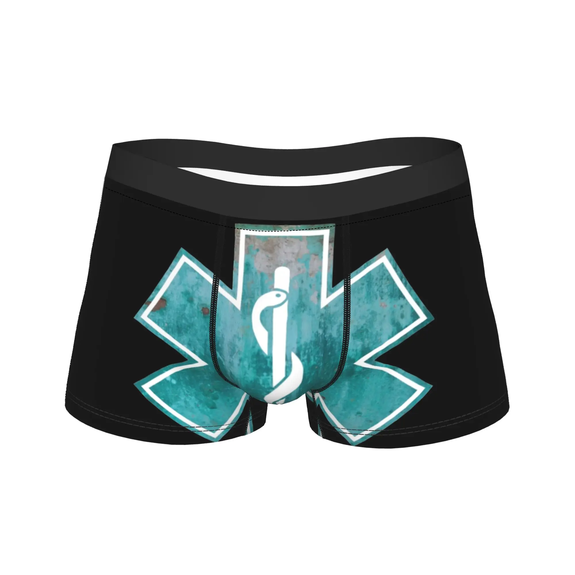 

Трусы-боксеры Star of Life: дышащие, с 3D-мешочком, увеличенного размера, для мужчин