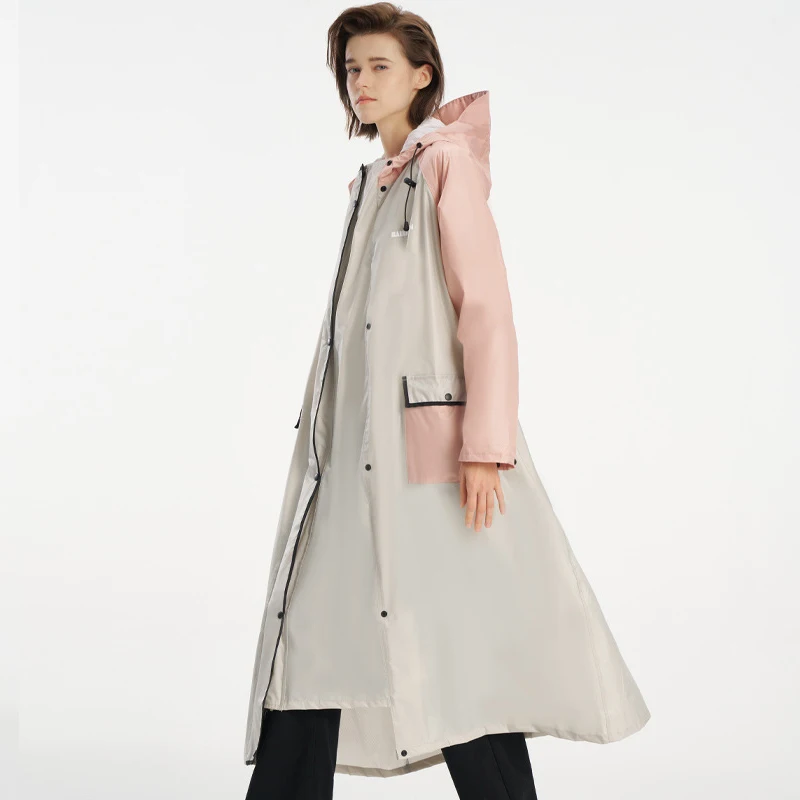 Coupe-vent Type imperméable imperméable moto Poncho femmes homme randonnée en plein air Camping vête