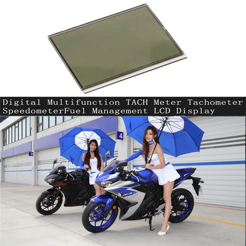 

Speedometer Dashboard LCD Display 6Y5-83570-A0-00 for Yamaha Digital Multifunction Tach Fuel Management LCD Gauge Screen -AB16