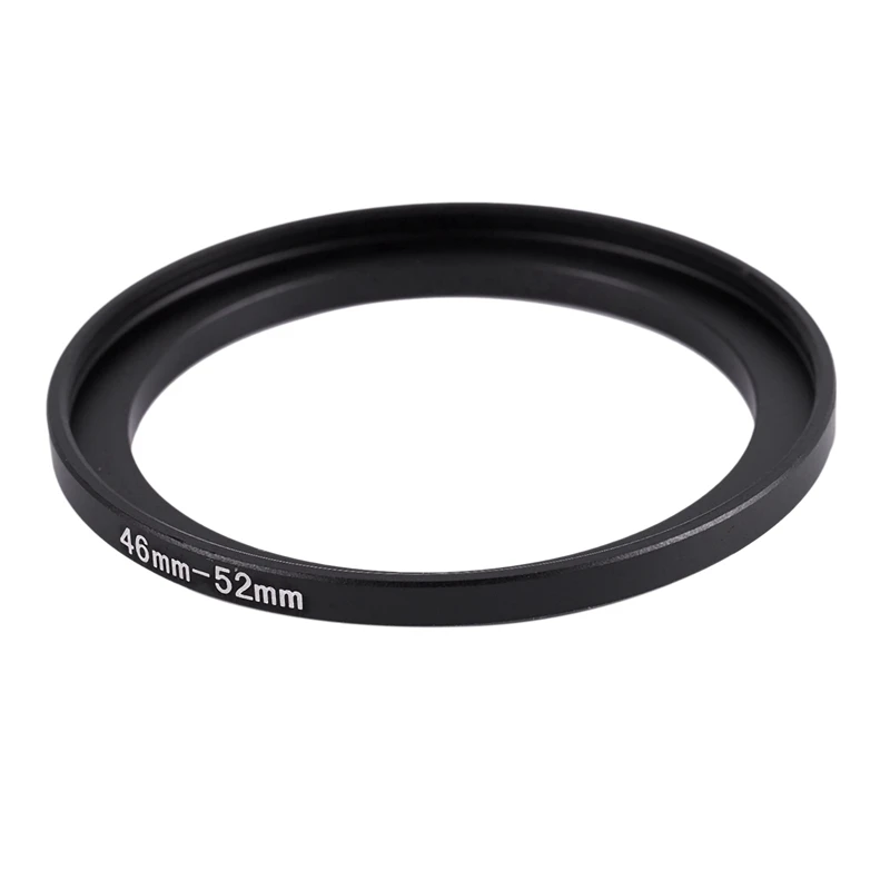 HFES 46Mm-52Mm Aluminum Step Up Adapter Ring For SLR Camera & Self-Repairing Cameras 46 Mm To 49 Mm In Step Up Filter Adapter