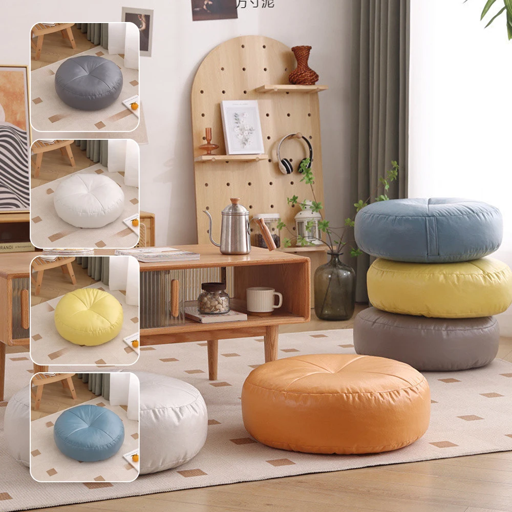 

Floor Cushion Round Floor Seating Pillow Cushion Meditation Yoga Seat Kneeling Mat Thick Waterproof Cushions 방석 두꺼운 Cojín Silla