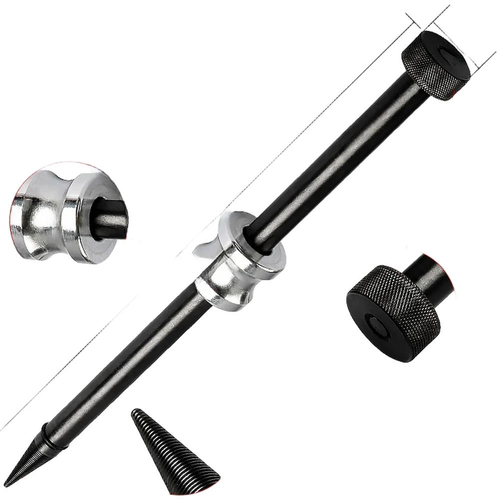 

Fuel Injector Puller Tool Remover Extractor For Diesel Engine Cone Thread Tip With Slide Hammer Injector Seal Puller