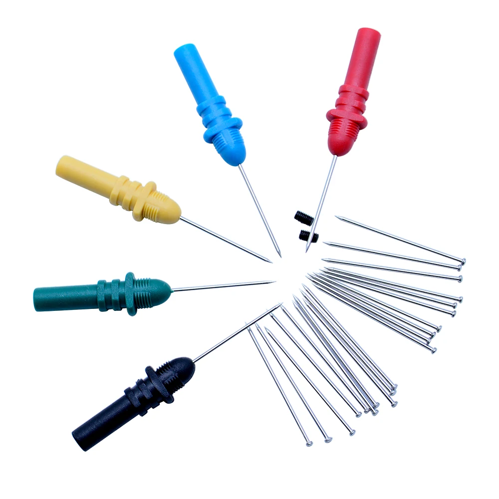 Imagem -06 - Xin Tester Ht307 Agulha Volta Teste Acessórios do Carro Digital Osciloscópio Acupuntura Bausatz Sonda Pinos Kits