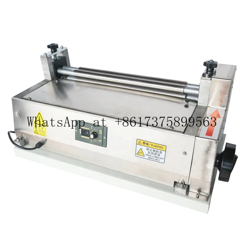 JS-700A Hot Selling Semi-automatic Cold Glue Gluing Equipment Adhesive Coating Paper Gluing Machine Pasting Gluing Equipment