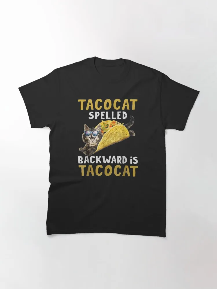 Tacocat Spelled Backward Is Tacocat Love Cat And Taco  Classic T-Shirt