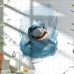 Whale Vinyl Tile Child Wall Sticker For Kids Room Decor Wall Decor Adhesive Wallpaper Anime Room Decoration Bedroom Accessories