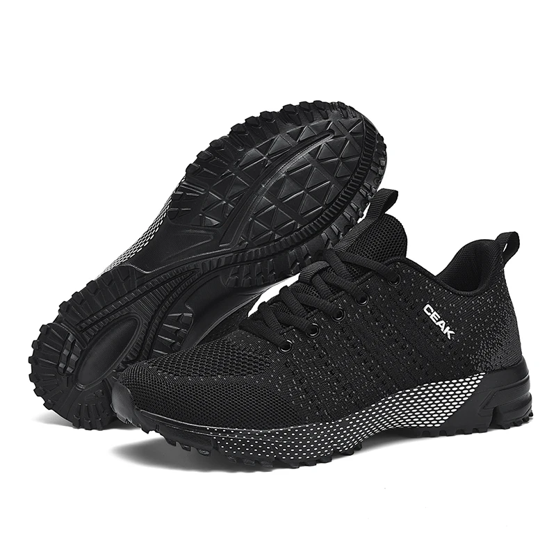ELUVA Men Casual Sport Shoes Breathable Lightweight Sneakers Outdoor Mesh Running Shoes Athletic Jogging Tenis Walking Shoes Man