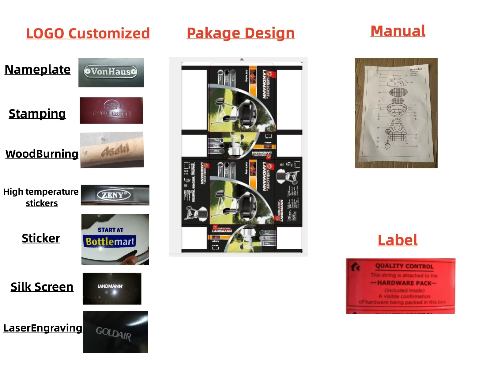 الجملة في الهواء الطلق فناء ثلاثة في واحد المدخن الشواء الشوايات موقد الخشب المحمولة شواء موقد الكربون