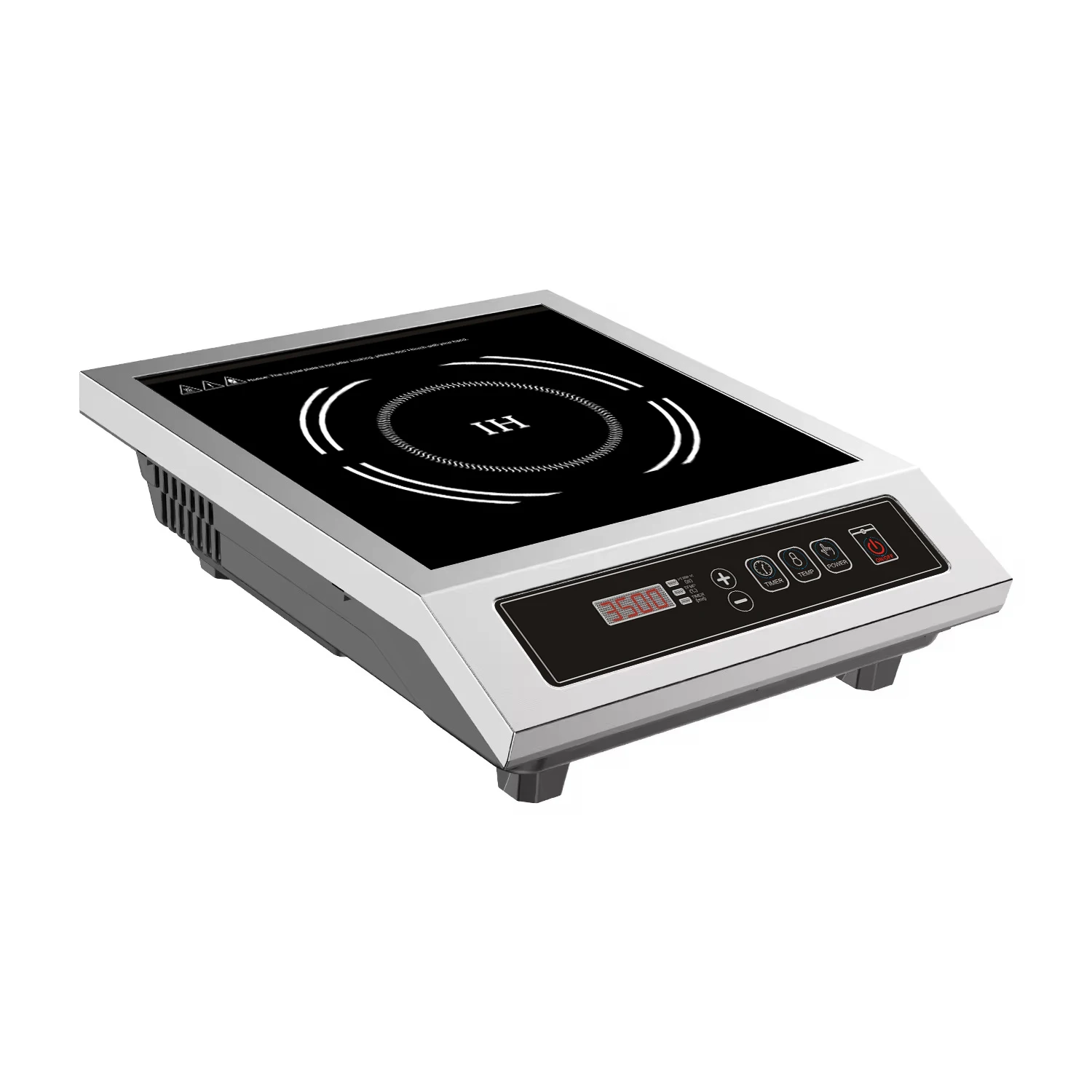 

Commercial Stainless Steel 3500W Countertop Induction Stove With Hotpot Function