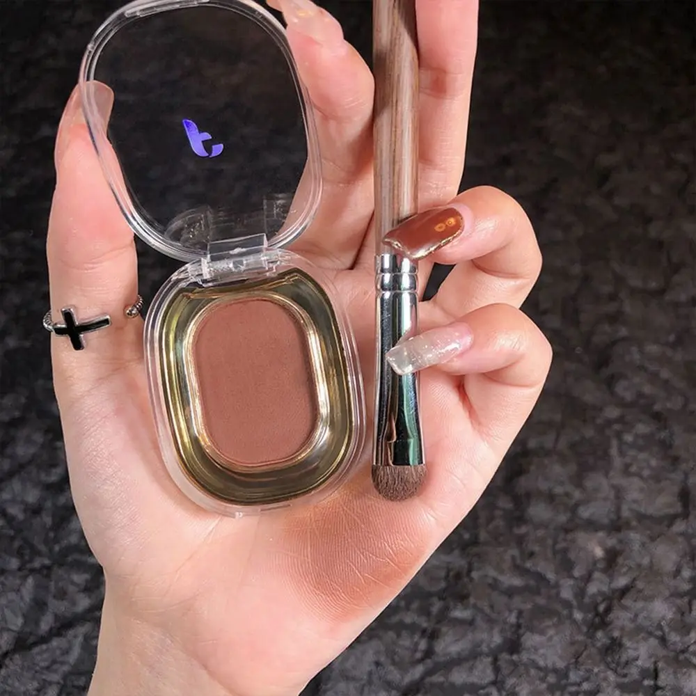 9 Colors Smooth Monochrome Eyeshadow Glitter Waterproof Matte Eyeshadow Palette Sweatproof Long Lasting Eye Cosmetics Girl