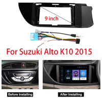 9inch Car Radio Cable Harness canbus Stereo Panel Installation Trim Kit Frame For 2015 Alto K10