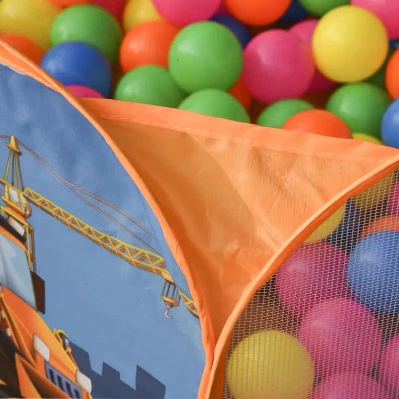 Zwembadtent Speelgoed Graafmachine Patroon Gooien Basketbalzwembad Opvouwbaar Oceaanballenzwembad Binnentent Speelgoed, Kinderspelhuisje Popo