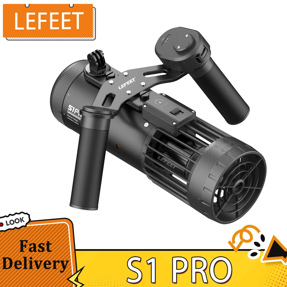 Lefeet S1 Pro Underwater Sea Scooter 4.2Mph Electric Jet Ski Propeller Scuba 40m Diving Motor Water Scooter Snorkel Equipment