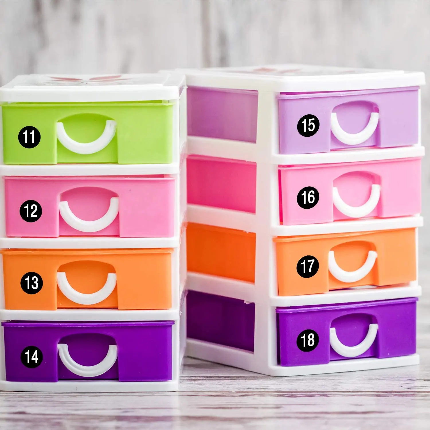 数字1〜50番号の粘着ステッカー,20個,粘着性,1インチ