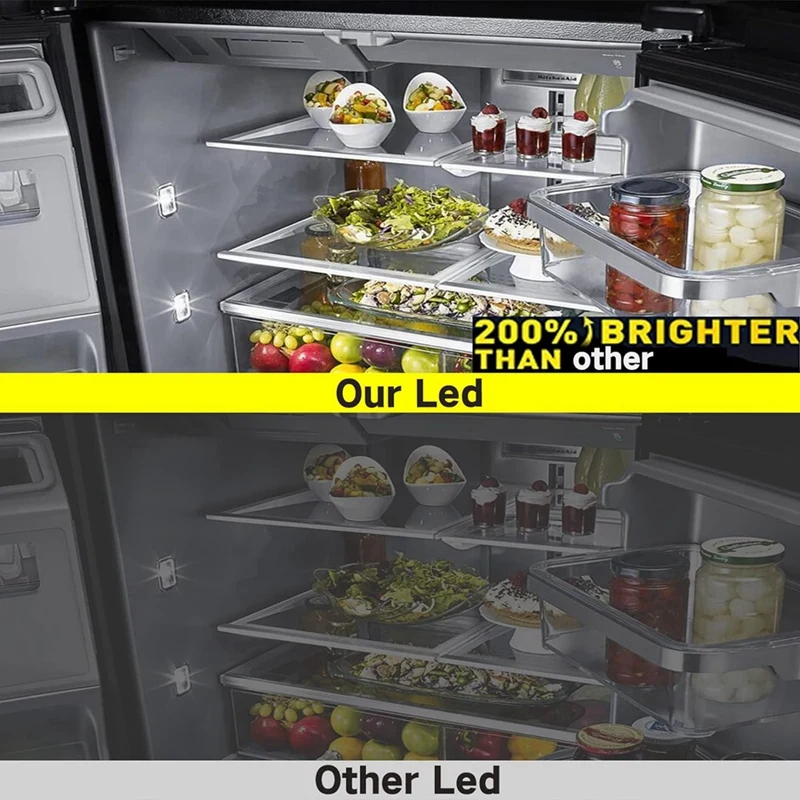 TKOH-WR55X26671 LED Light Compatible For GE Refrigerators LED Light Replace PS11767930 AP6035586 4468532 EAP11767930