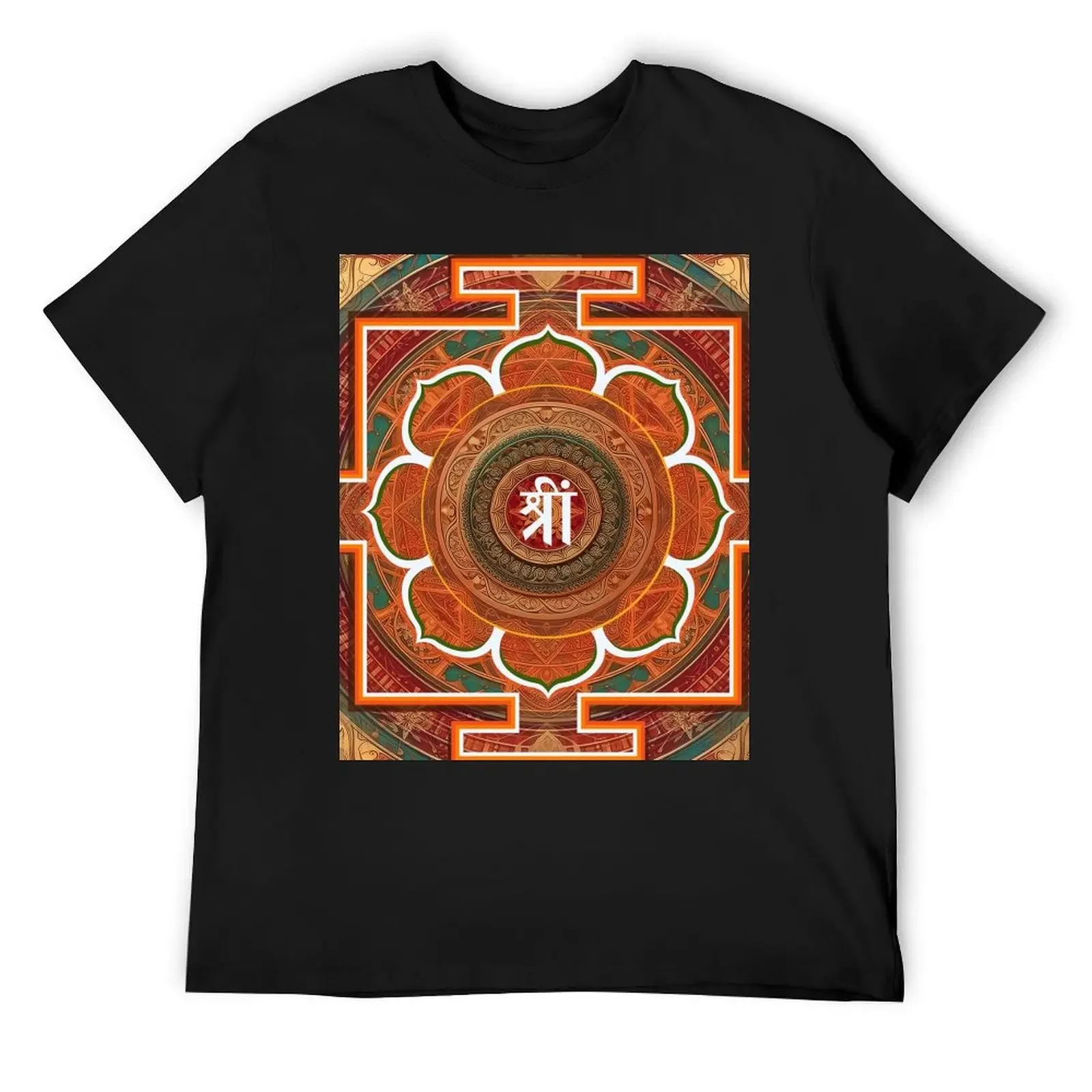 Symbol and mantra of Goddess Lakshmi, Goddess of Fortune and Prosperity T-Shirt