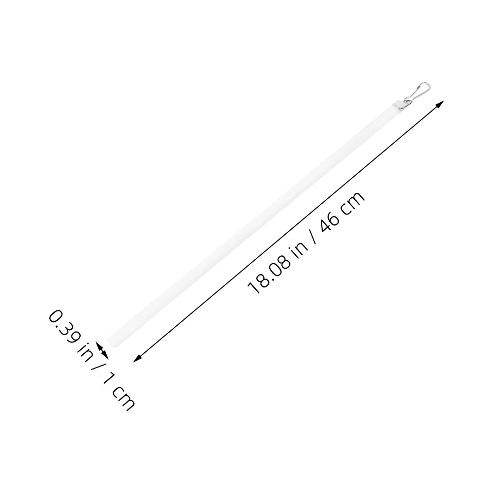 

2Pcs Transparent Acrylic Curtain Pull Rod Stable Simple Installation Blind Tilt Wand Universal Drapery Accessory Long Window