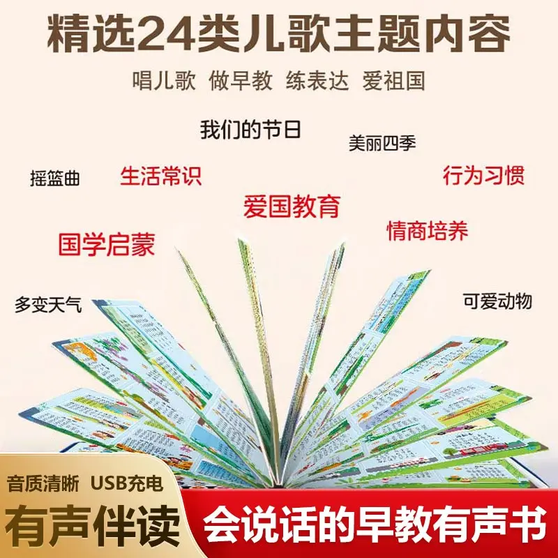 Touch-to-Speak Touch-to-Speak Kids Learning Audiobook, Preschool Transition Book, Chinese Pinyin Math English Early Education Interactive Sound - Aliexpress Deal