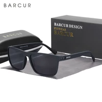 BARCUR hombres gafas de sol polarizadas TR90 peso ligero pesca viaje gafas de sol mujeres gafas al aire libre accesorio Oculos
