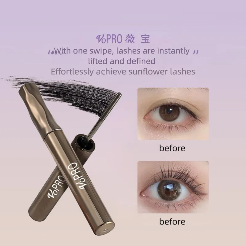 VOPRO Mascara Base Cream Is Waterproof, Sweat-proof, Long-lasting, Slender, Curly, Thick And Does Not Smudge Sunflowers