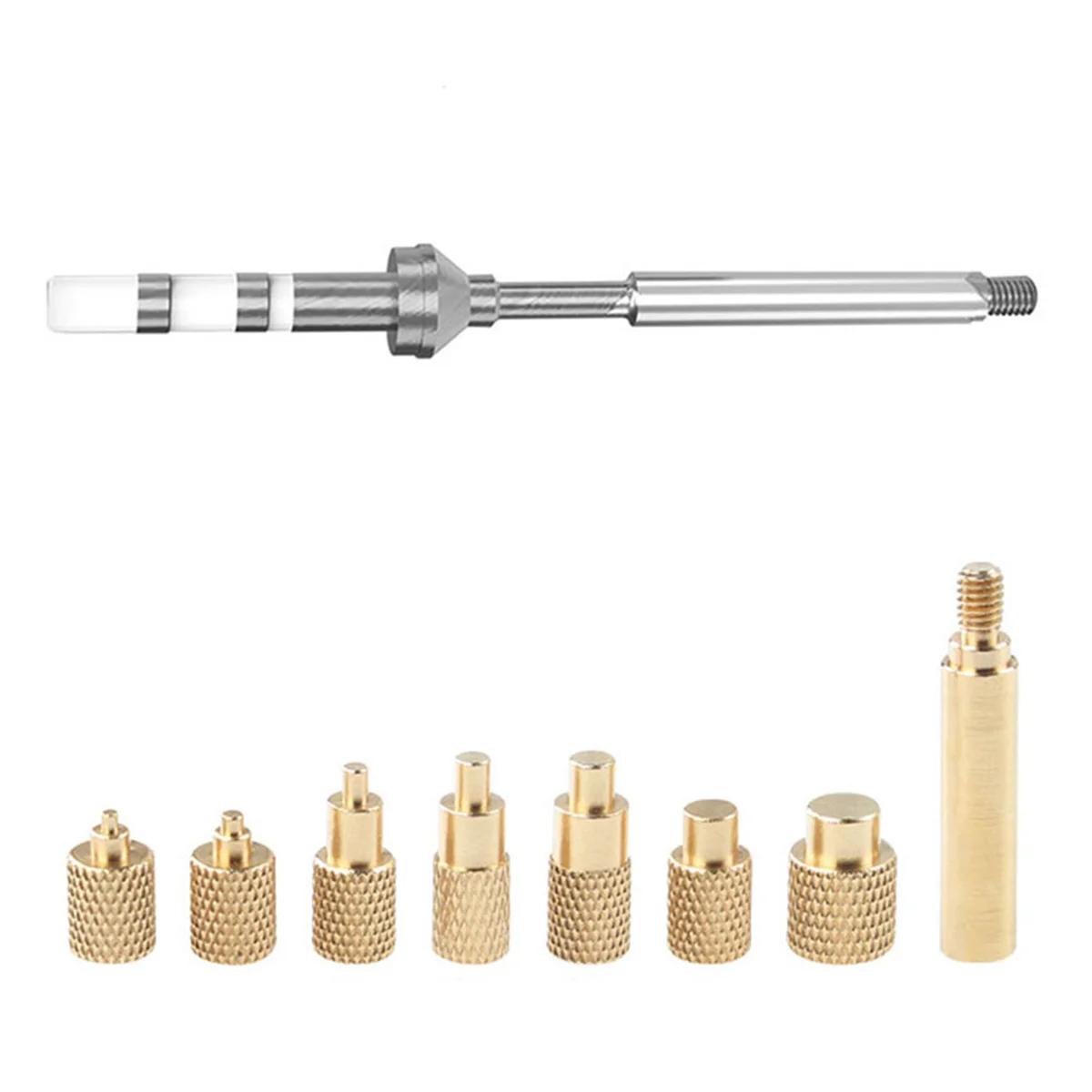 Heat Insert Nut Iron Tip TS100 Soldering Iron Tip Insert Internal Thread Head M2-M8 Brass Hot Melt Insert Nut Insertion