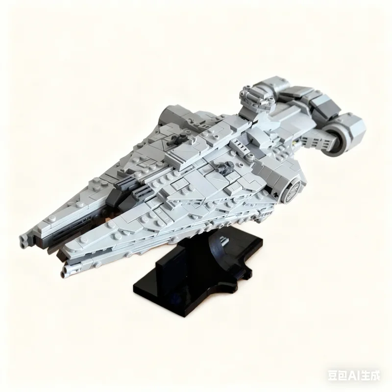 696pcs-moc-space-battle-arquitens-class-galactic-empire-light-cruiser-midi-scale-model-building-blocks-building-blocks-gift-home