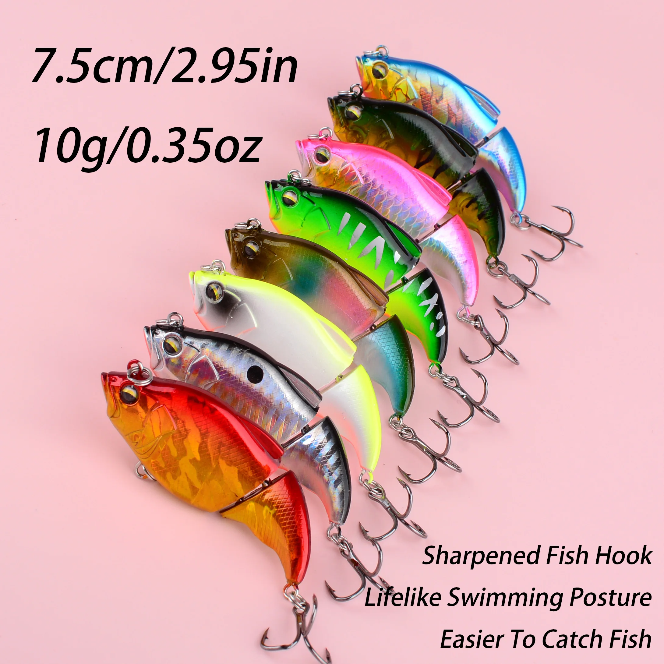 Señuelo Vatalion articulado de natación lenta para swimbait y wobbler - imagen 3