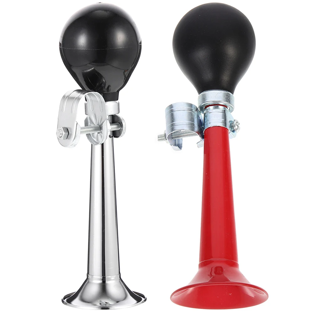 

2pcs Bike Bell For Bike Red Black Electroplated Iron Horn Loud Clear Tone Portable Handlebar Cycling Accessory Bells