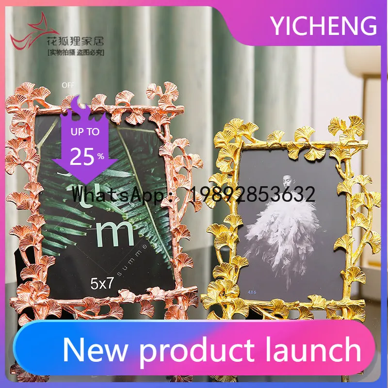 Luxury 6inch 7inch photo frame display - creative & personalized wedding photo desktop ornament