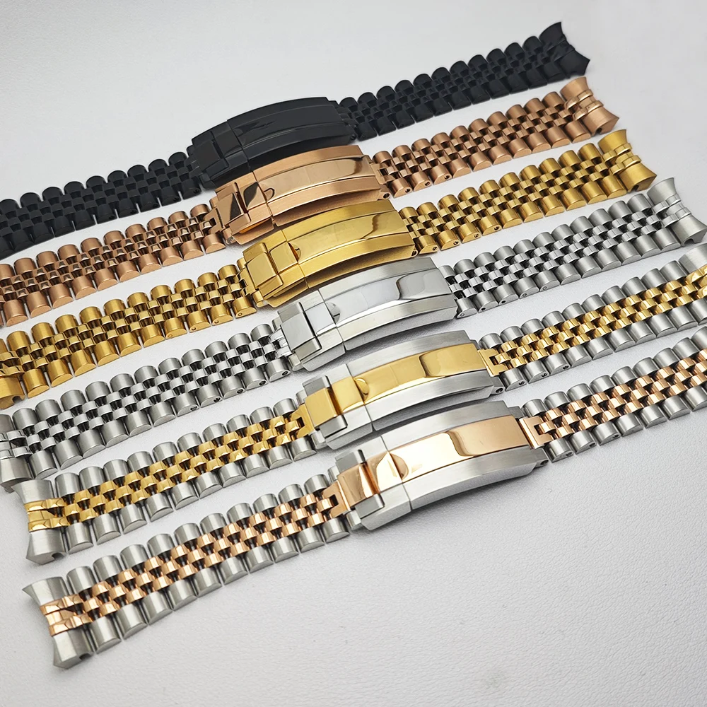 20mm GMT Watch Strap Matching Watch Case/Mechanical Watch Replacement Bracelet Watch Accessories Watch Chain Watches for Man