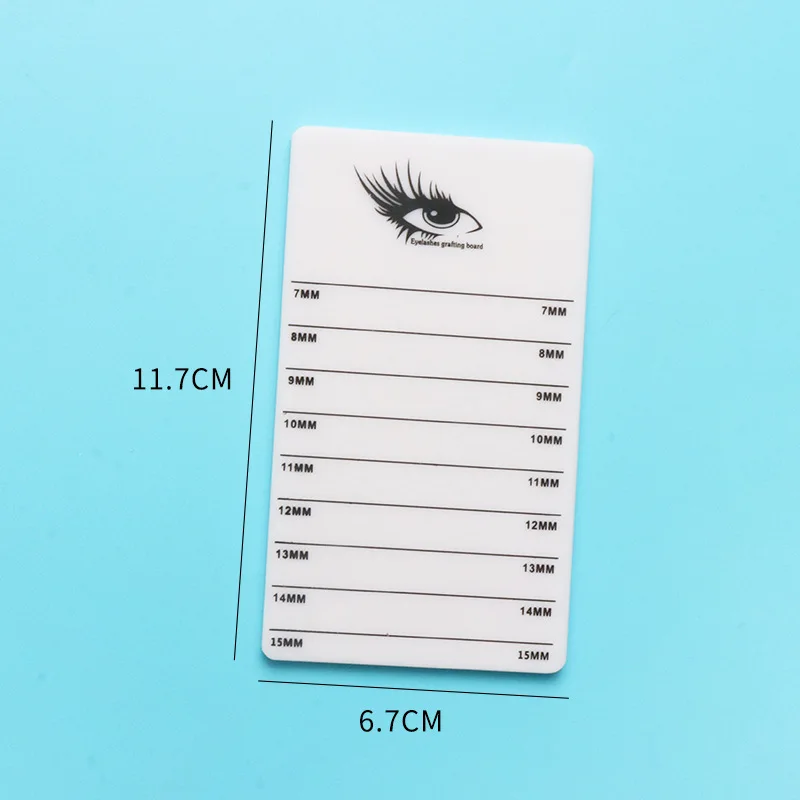 Fake Lashes Tray Strip Stand Individual Eyelash Extension Display Plate Eye Lash Grafting Stand Palette Makeup Tools  7-15mm