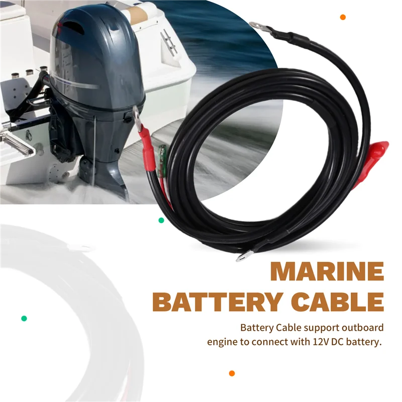 

AS-6H0-82105-12 6H0-82105 Аккумуляторный кабель для подвесного двигателя Parsun Powertec 30-85HP Лодочный двигатель