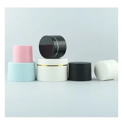Cream Bottles Refillable Travel Face Lotion Cosmetic Container White Plastic Empty Makeup Jar Pot Packaging Box Separate Trial